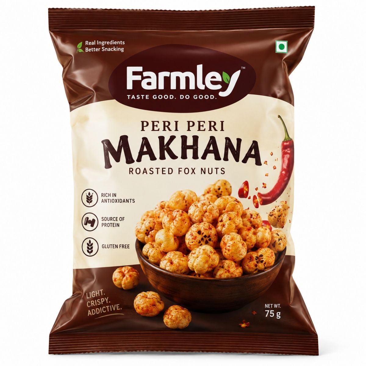 Food packaging product photography in Chennai showing a packaged snack product
