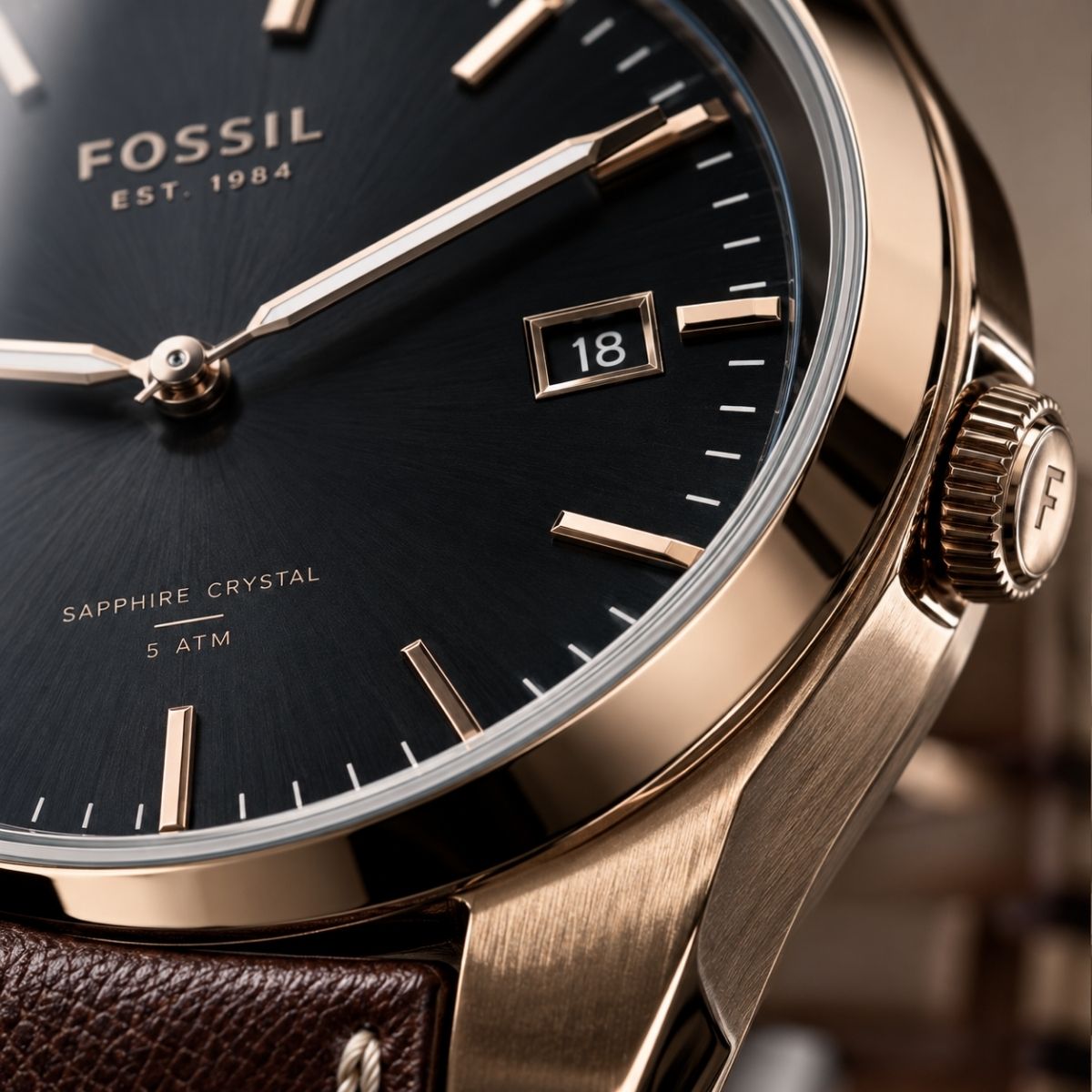 Macro product detail photography in Chennai showing a close-up of a luxury watch